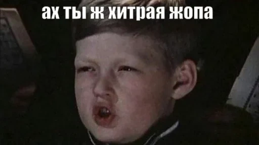 Мем Ах ты ж хитрая...
