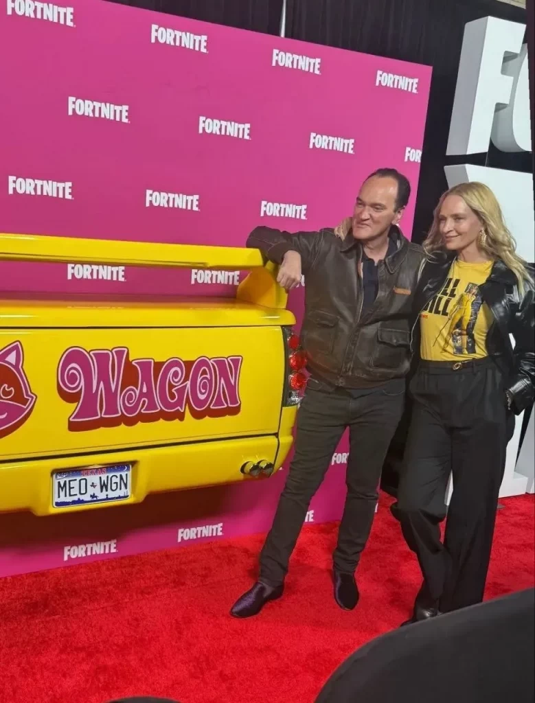 Ума Турман и Квентин Тарантино