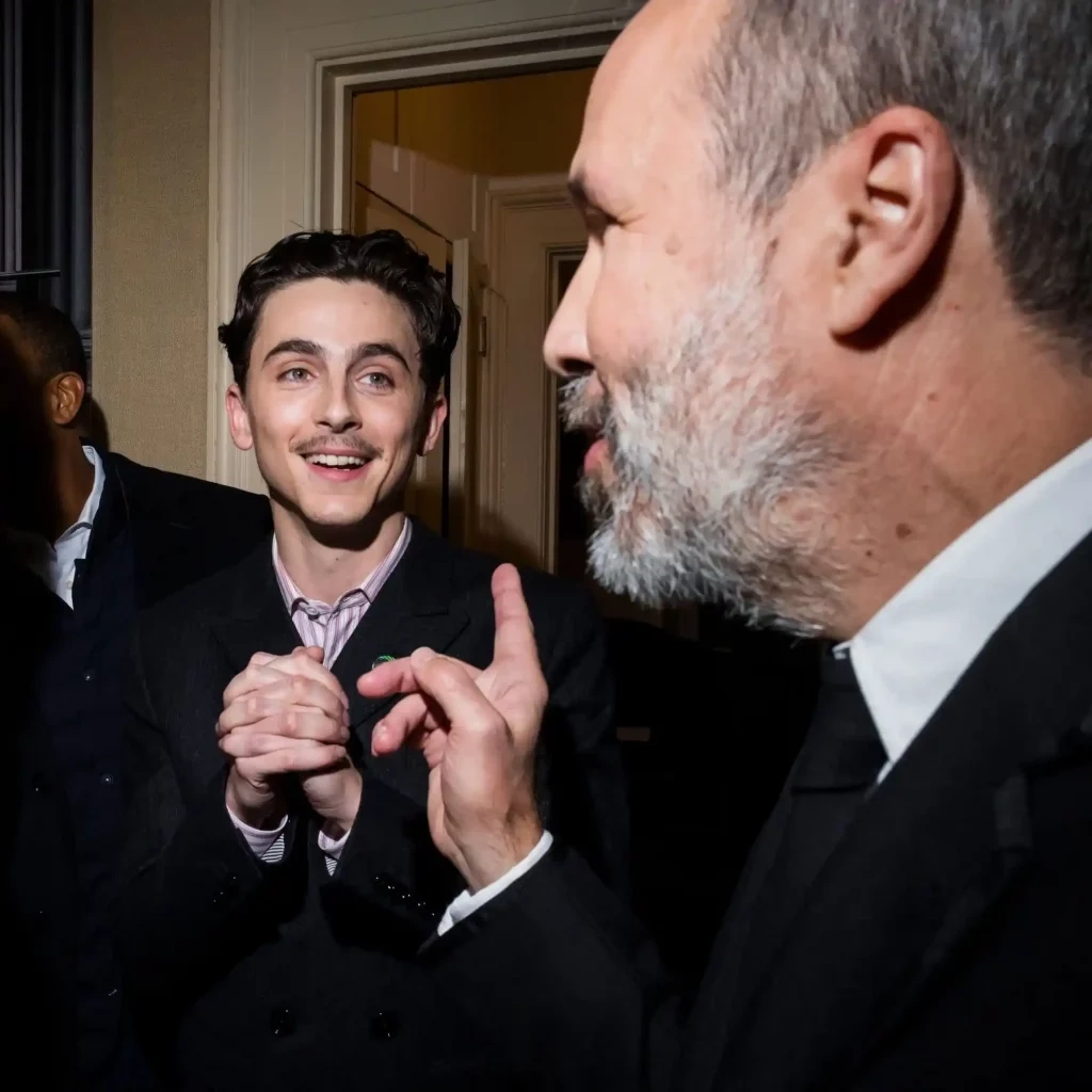 Тимоти Шаламе на интервью 