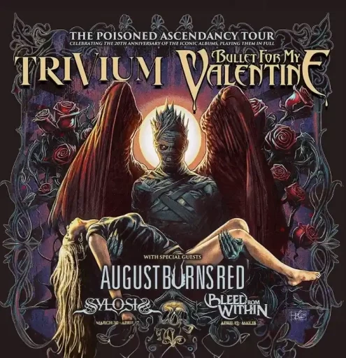 Bullet For My Valentine и Trivium афиша совместного тура