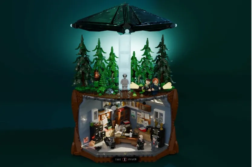 «Секретные материалы» возвращаются в виде конструктора LEGO — кабинет Малдера, НЛО и 8 мини-фигурок