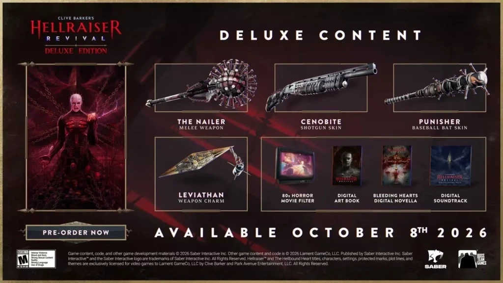 Deluxe издание Clive Barker's Hellraiser Revival
