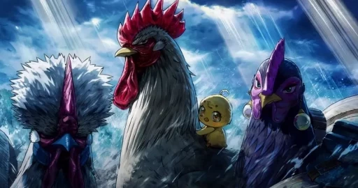 Боевой петух - аниме-вестерн, высмеивающий пафос