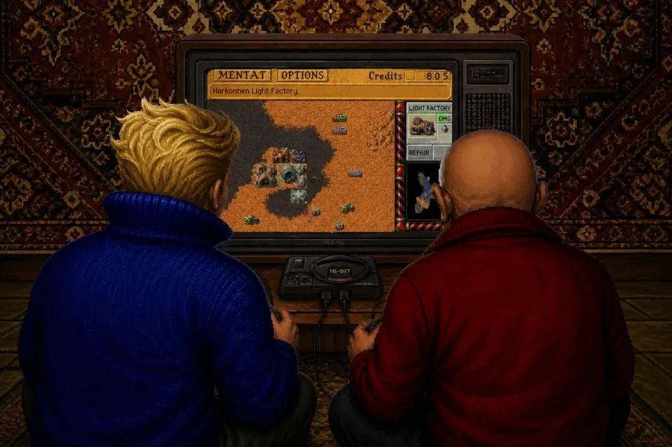 Dune 2 теперь в браузере с мультиплеером от Dunemod