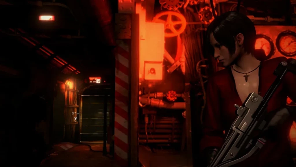 Ада Вонг на борту подлодки