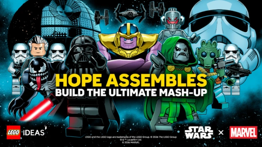 LEGO зовёт скрестить Star Wars с Marvel, и набор победителя пустят в продажу