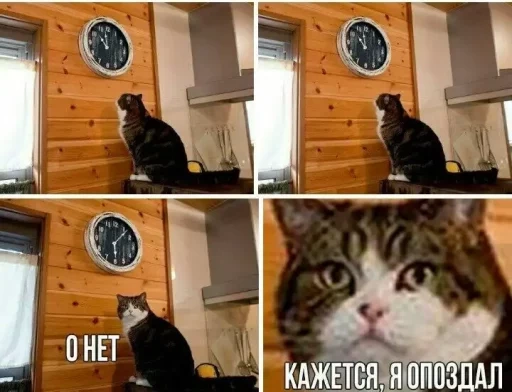 Мем про часы