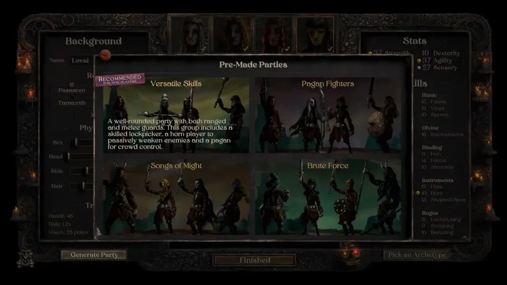 Banquet for Fools меню