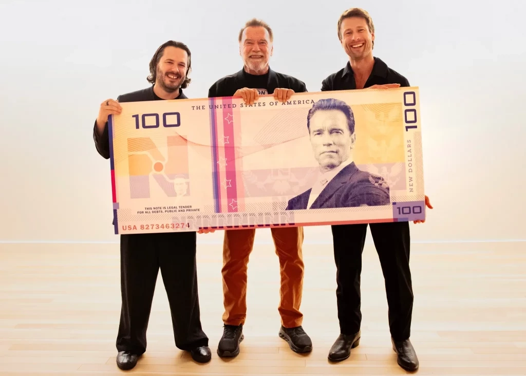 Шварценеггер, Райт и Пауэлл